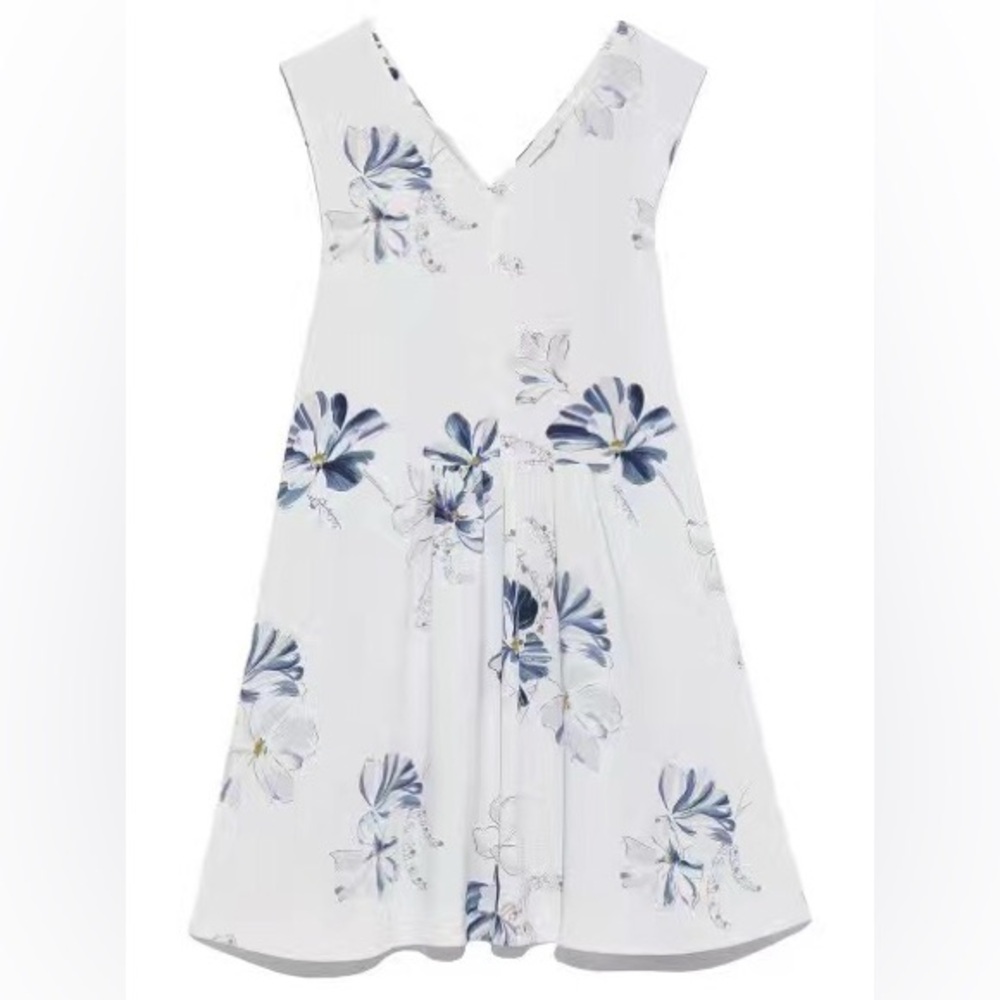 Snidel Floral V-Neck Dress